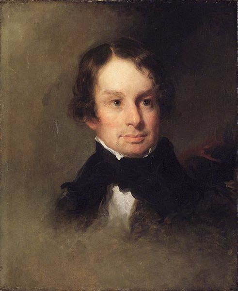 Charles Loring Elliott Henry Wadsworth Longfellow oil painting image